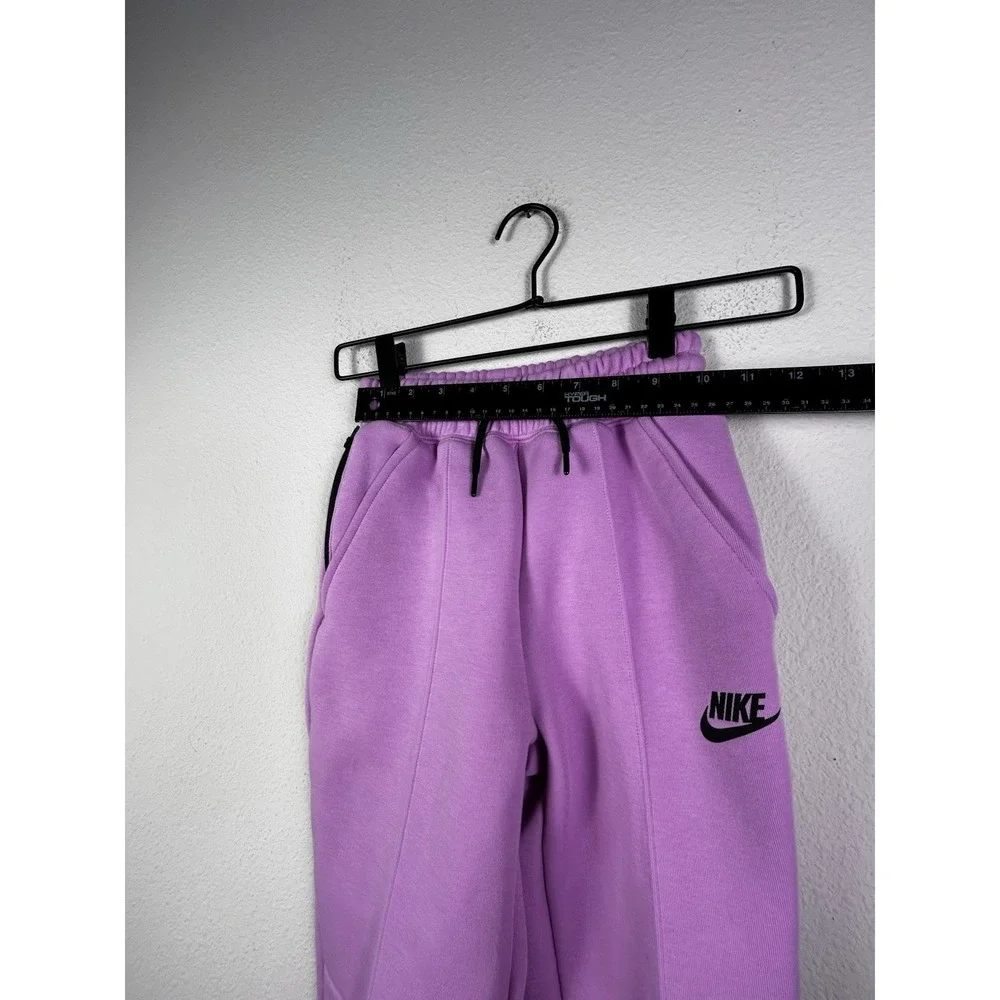 Nike Youth Kids Girls Sz S Sportswear Tech Fleece Jogger Pants Pink